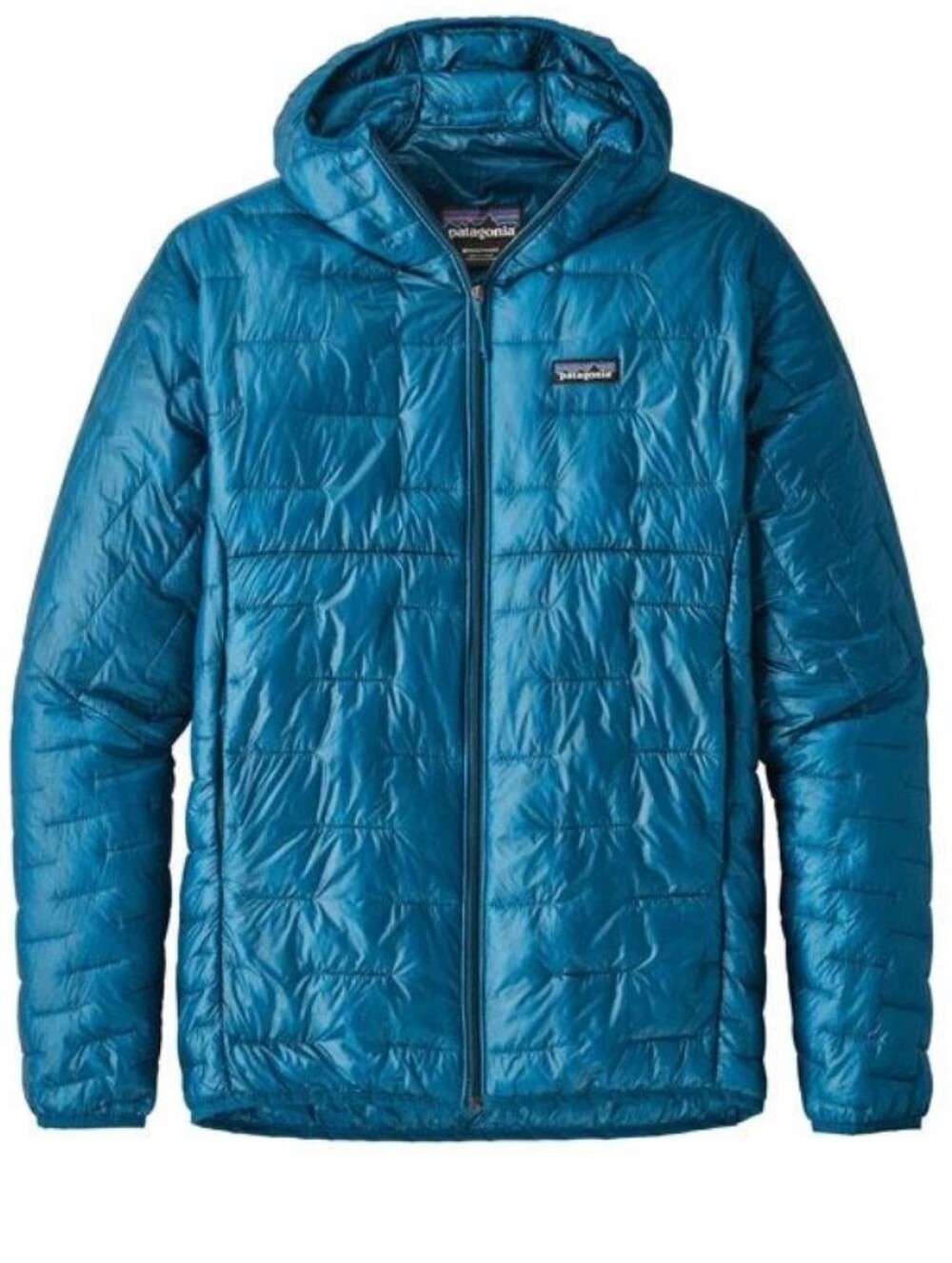 Patagonia Men's Micro Puff Hoody Jacket - Balkan Blue - Size XL